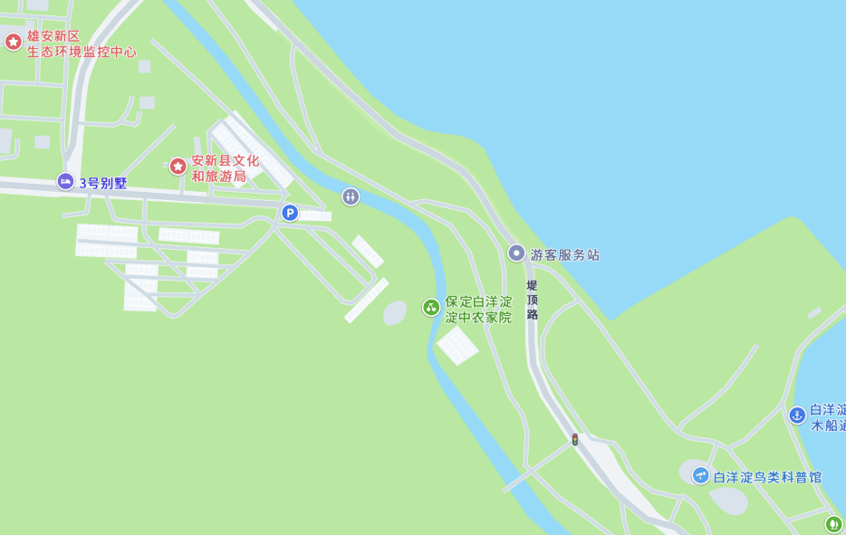 现代湿地科技观鸟线路线点位图